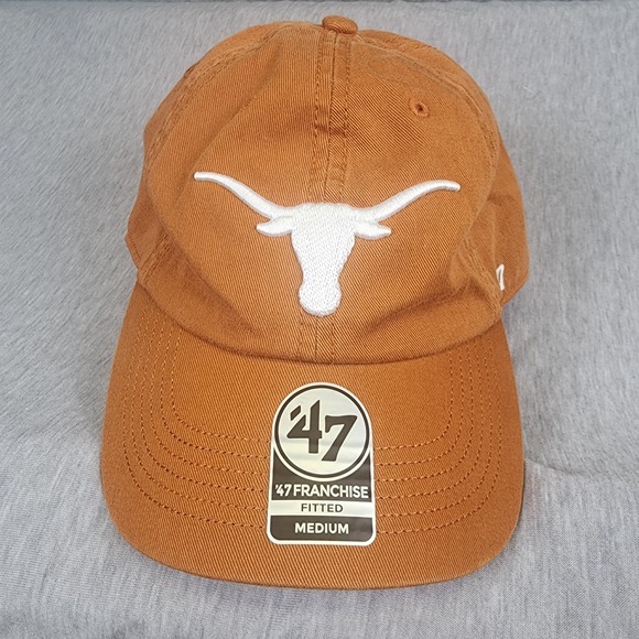 ’47 Jackets & Blazers - Texas Longhorns 47 Brand Franchise‎ The Perfect Fit Fitted Hat Cap Medium